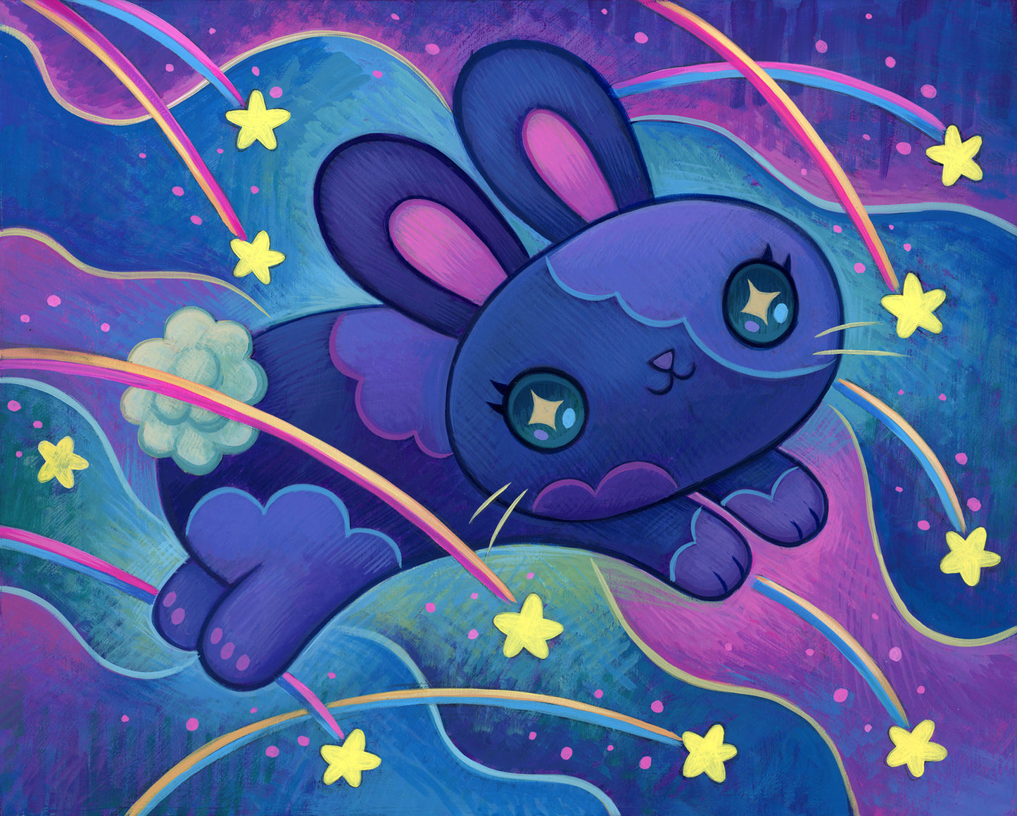 Cosmic Bunny - Art Print