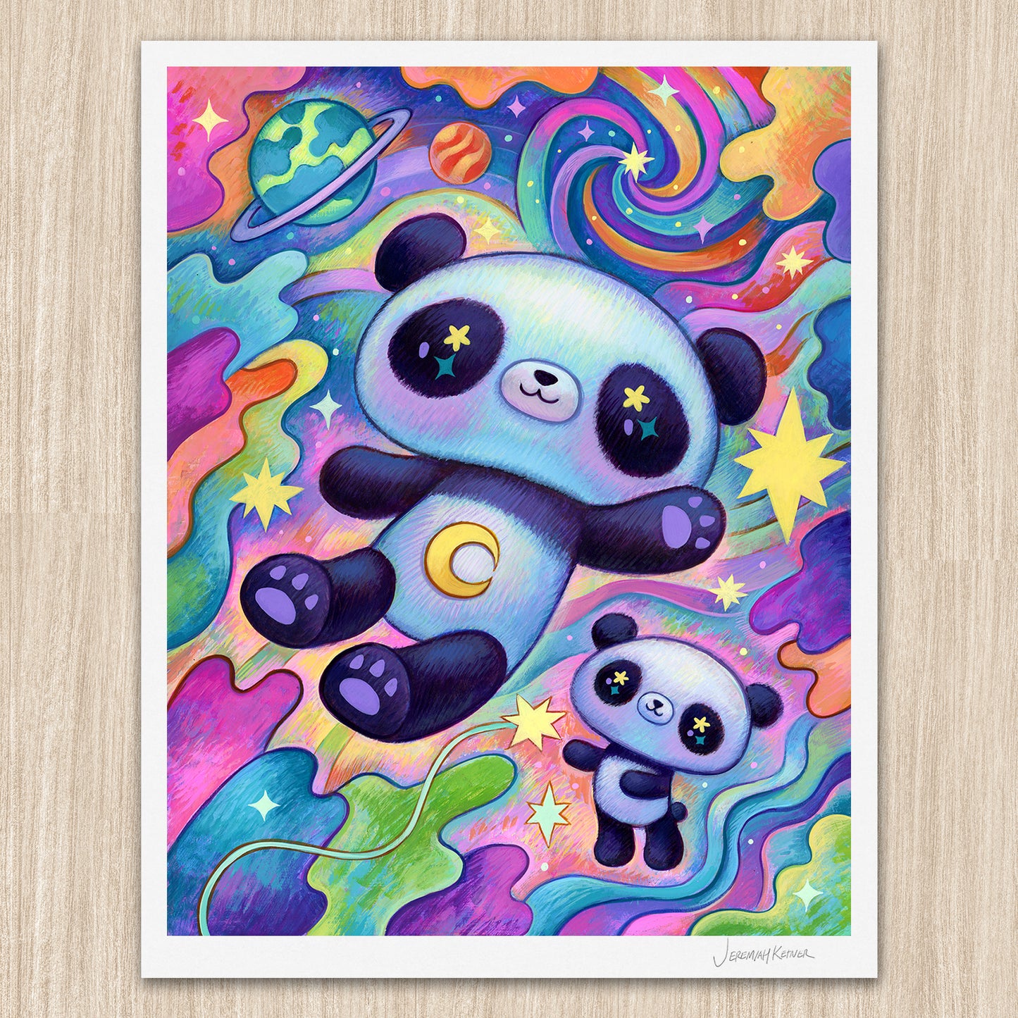 Cosmic Panda - Art Print