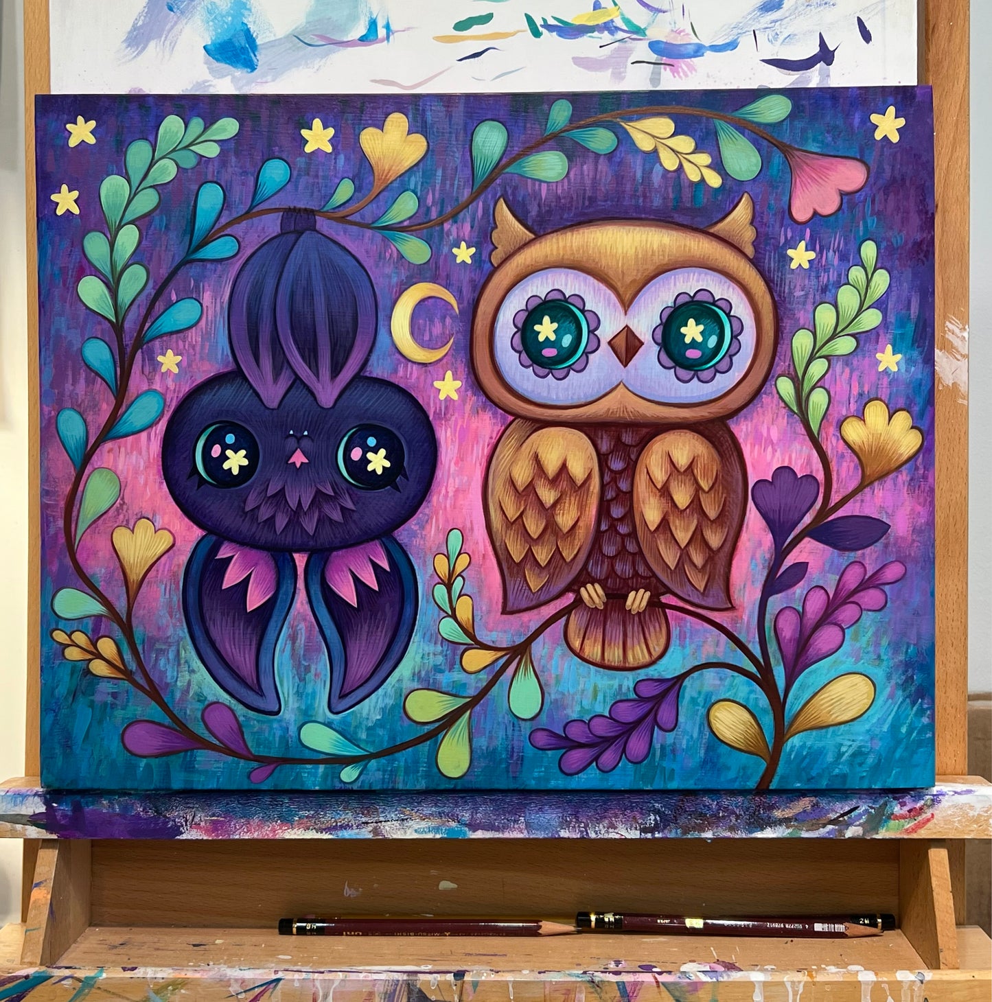 Komori no Fukuro - Painting