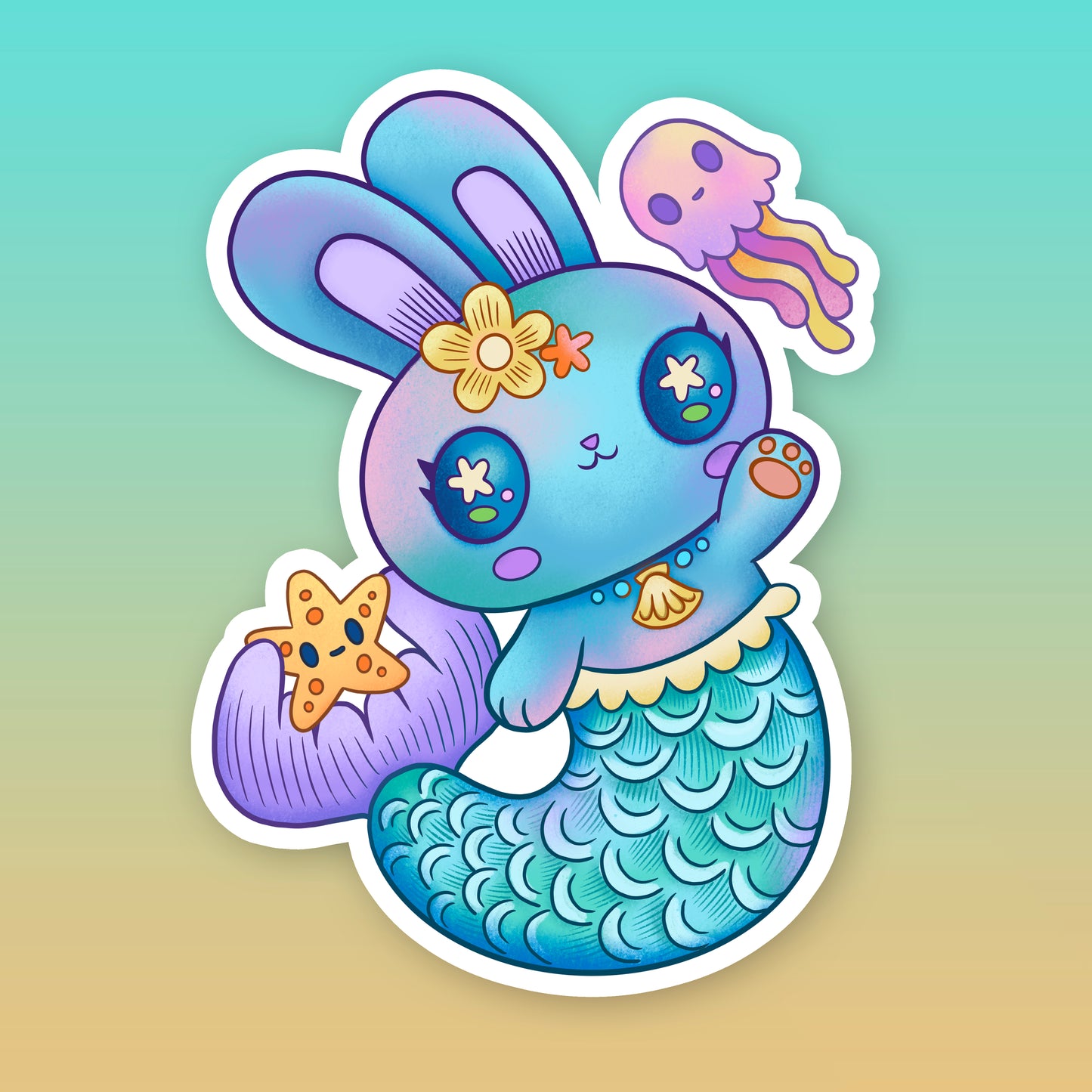 MerBunny- Sticker