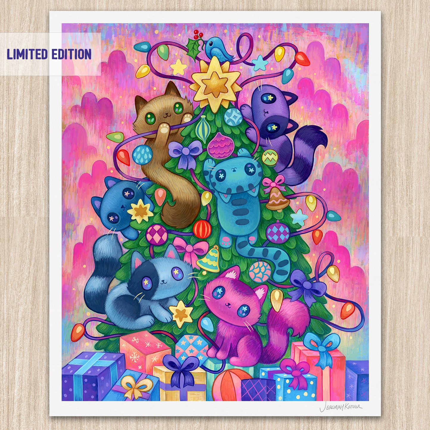 Neko Tree Art Print and Limited Edition