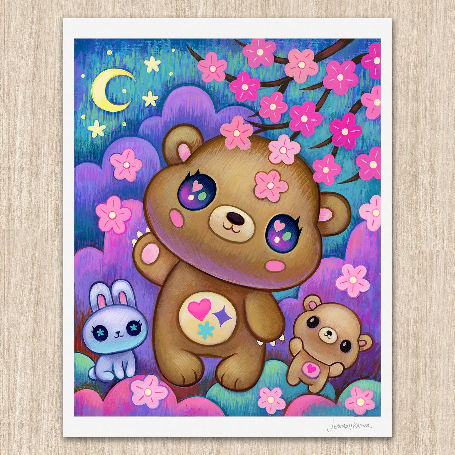 Sakura Bear - Art Print