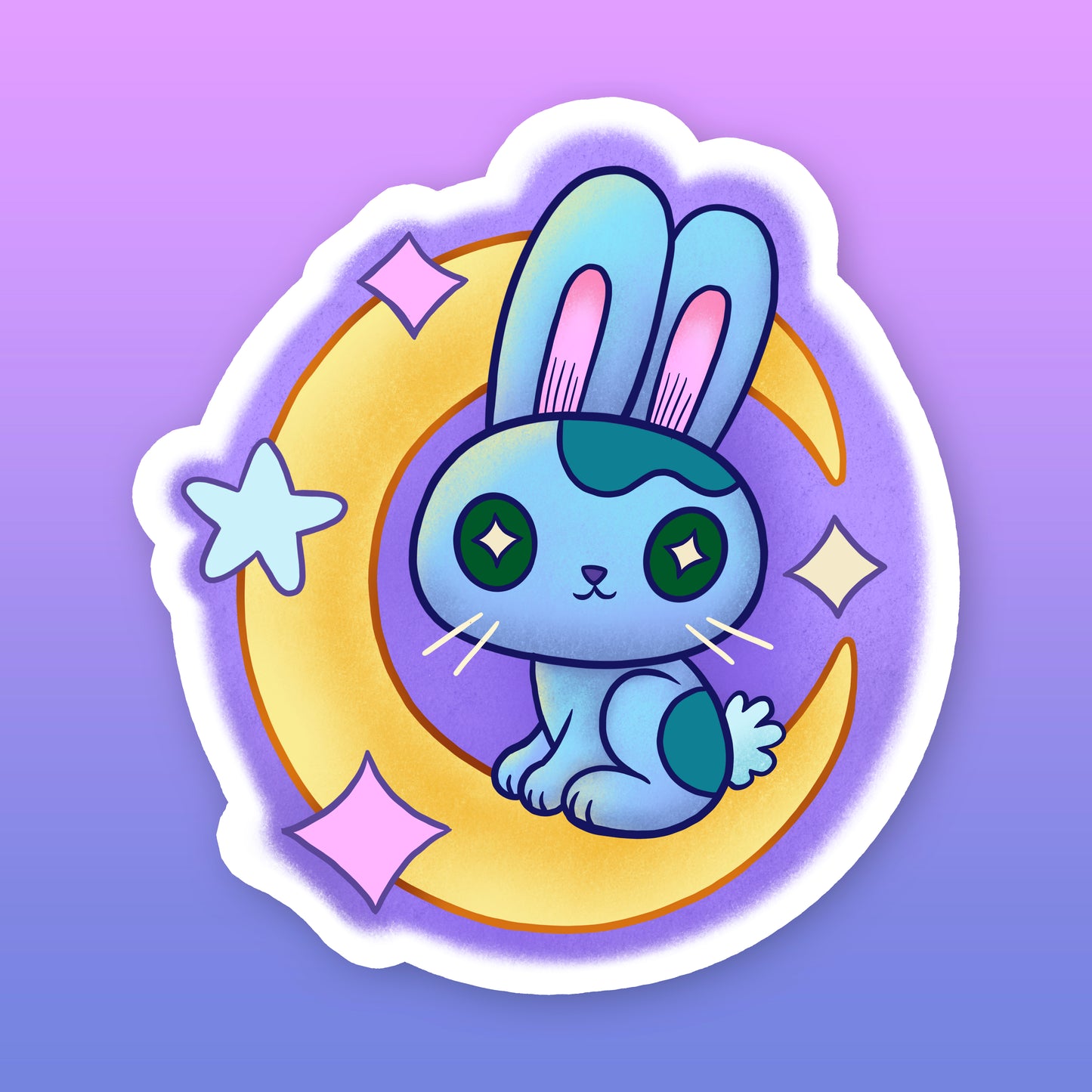 Usagi Moon - Sticker