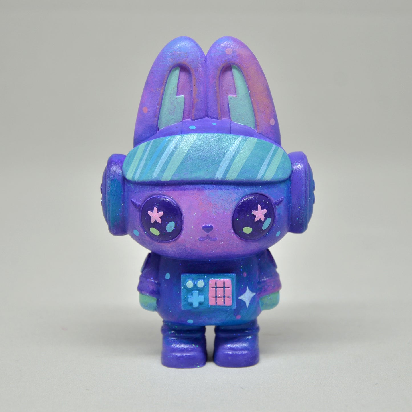 Space Bunny - Hand painted