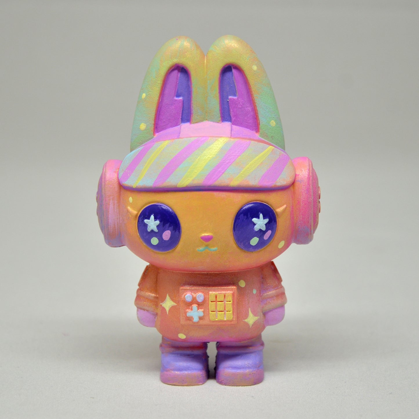 Space Bunny - Hand painted