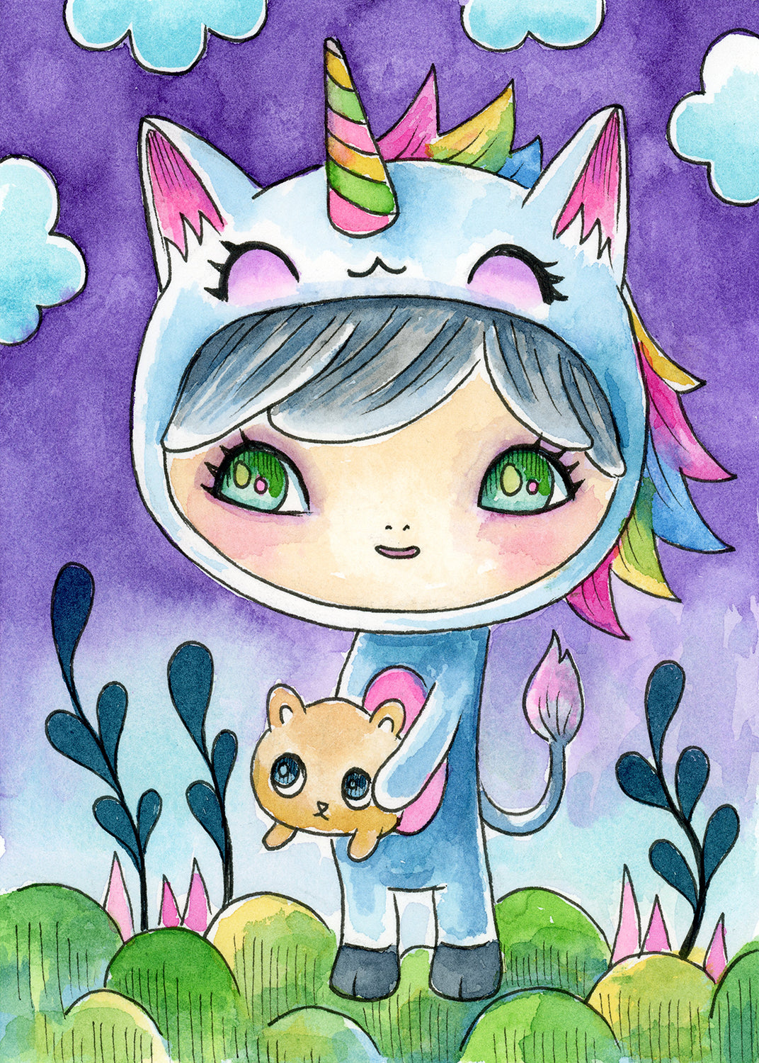 Albicorno- Mini Print