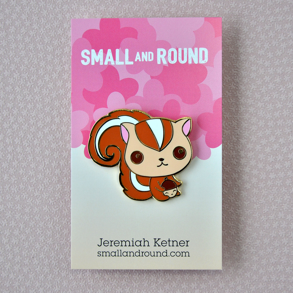 Happy Squirrel - Hard Enamel Pin