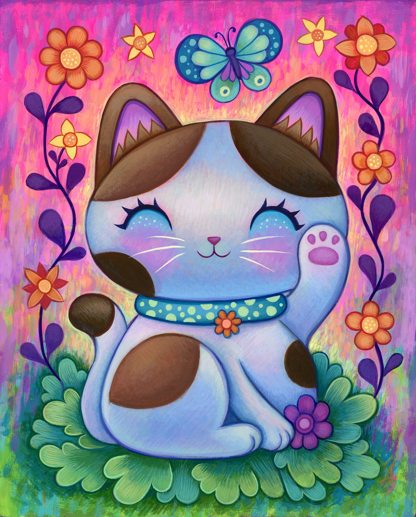 Lucky Manekineko - Fine Art Print