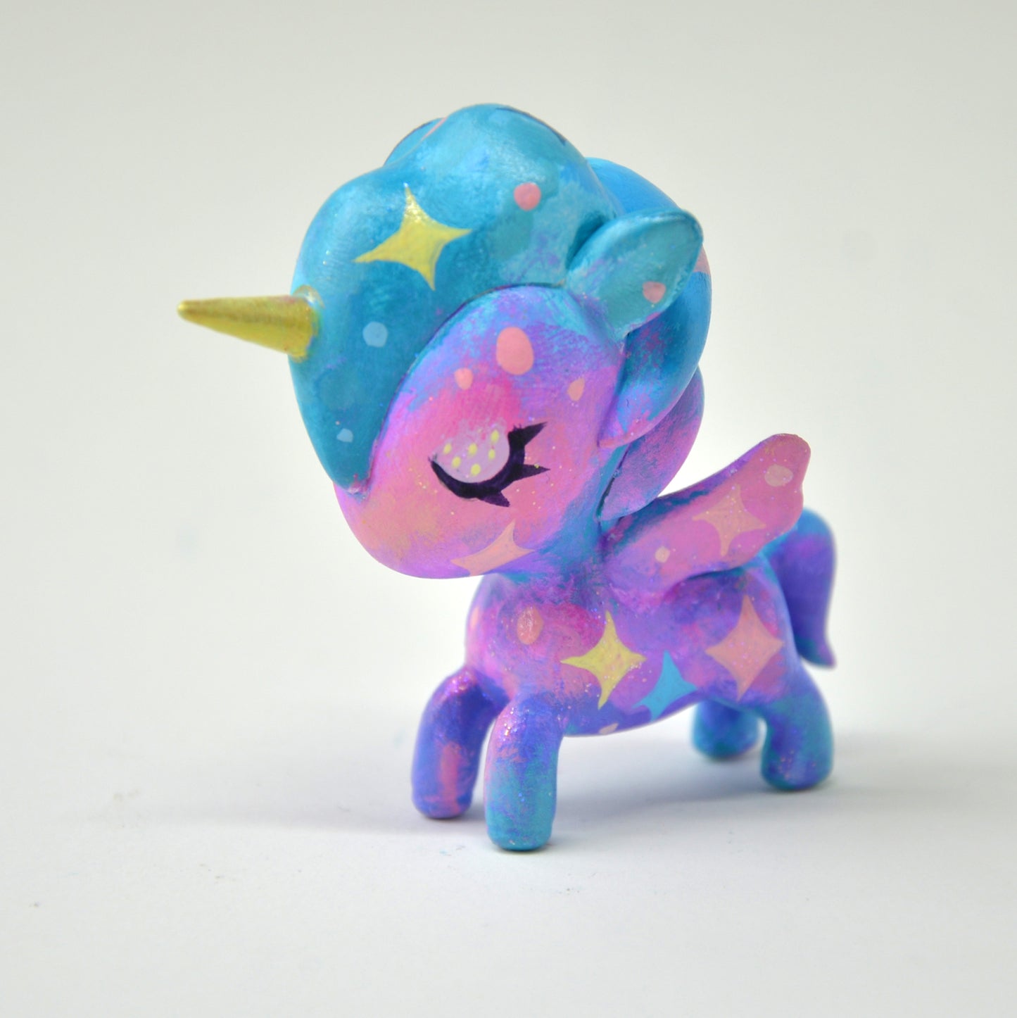 Mini Unicorn Blue Pink B