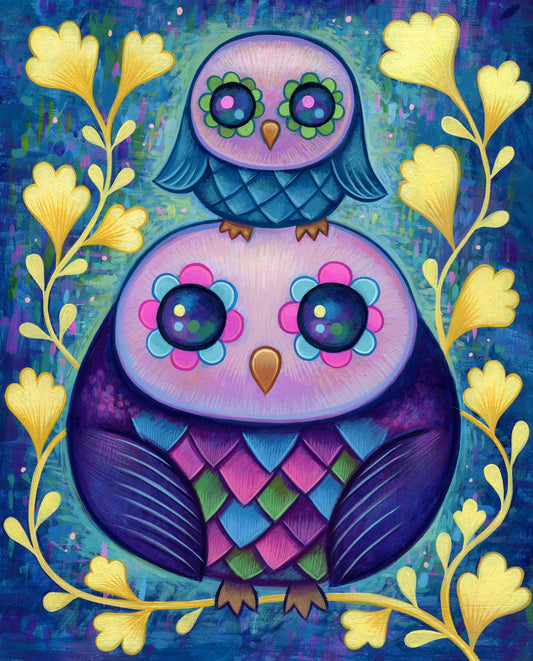 Owl Pal - Painting