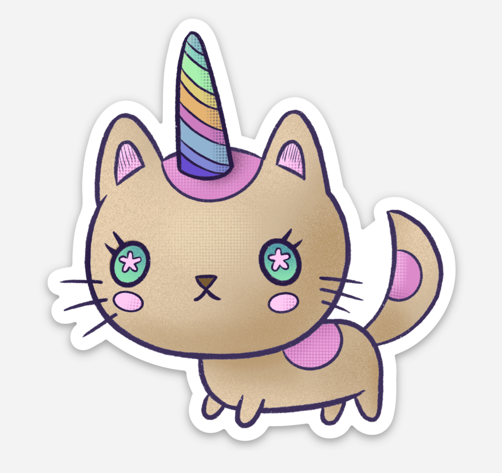 Unicorn Cat - Sticker