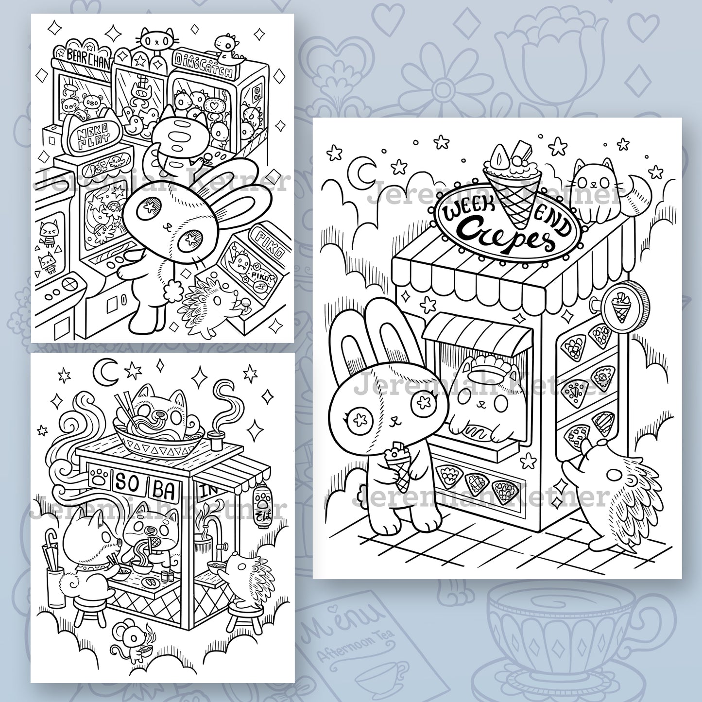 An Afternoon Interlude - Coloring Book