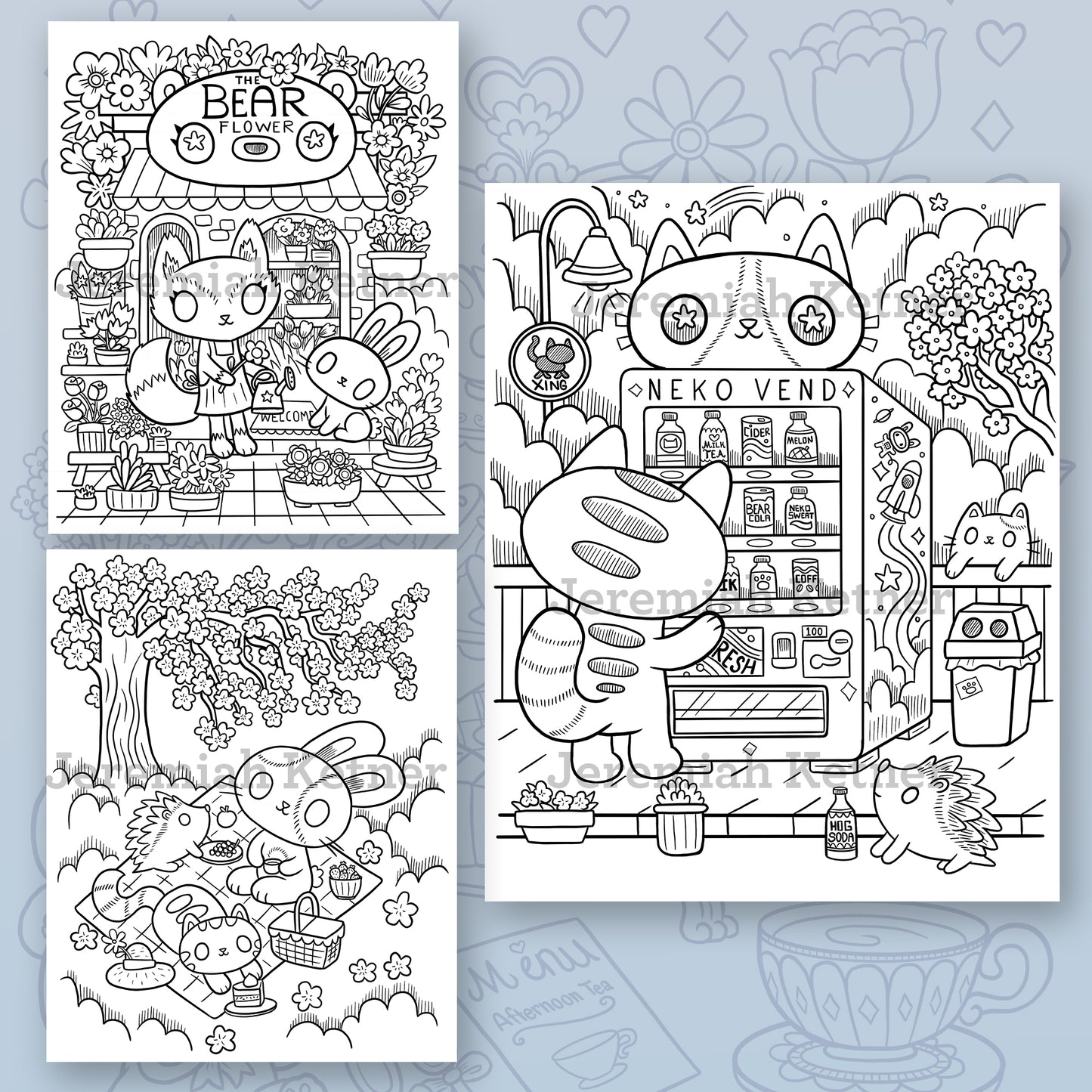 An Afternoon Interlude - Coloring Book
