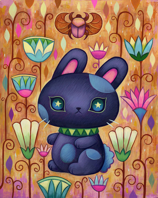 Ancient Bunny - Painting