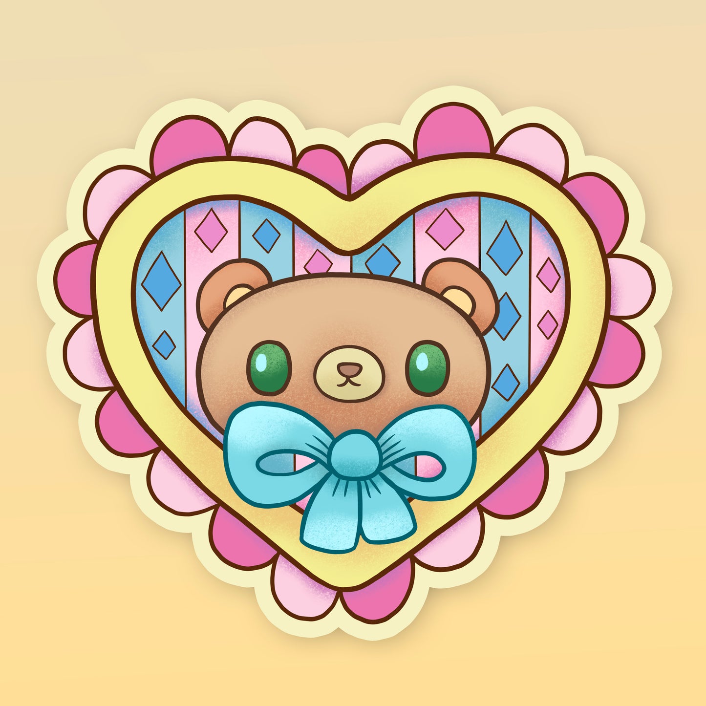 Bear Love Sticker