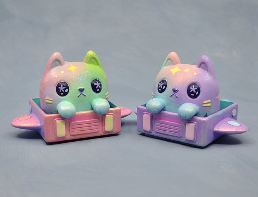 Box Cat - Hand Painted
