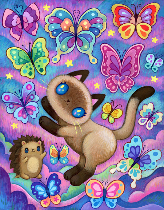 Butterfly Collector - Painting