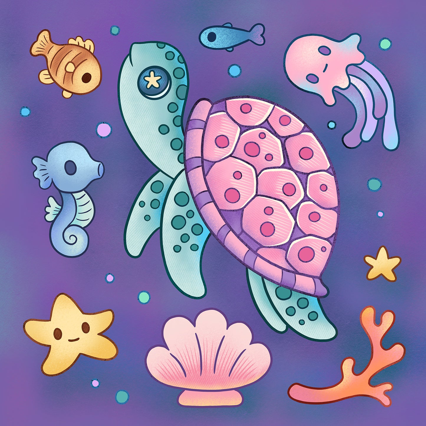 Coral Reef Sticker Sheet