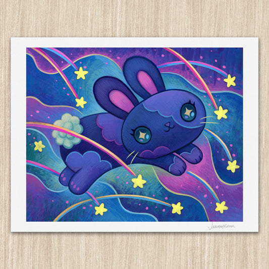 Cosmic Bunny - Art Print