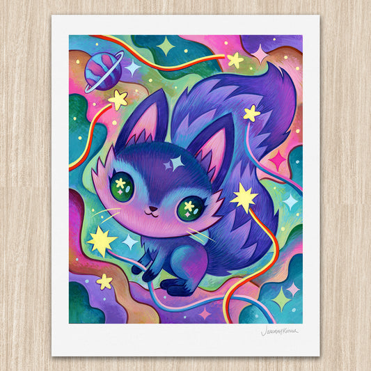 Cosmic Fox - Art Print