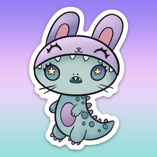 Dino Bunny - Sticker