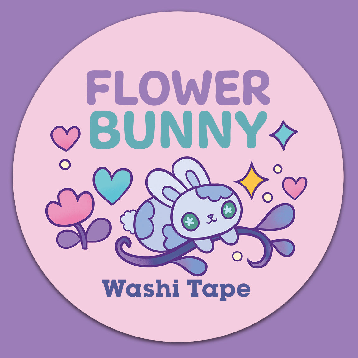 Washi Tape - Flower Bunny