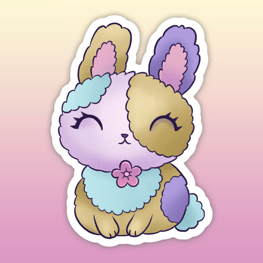 Fluffy Bunny - Sticker