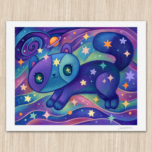 Galactic Kitty - Art Print