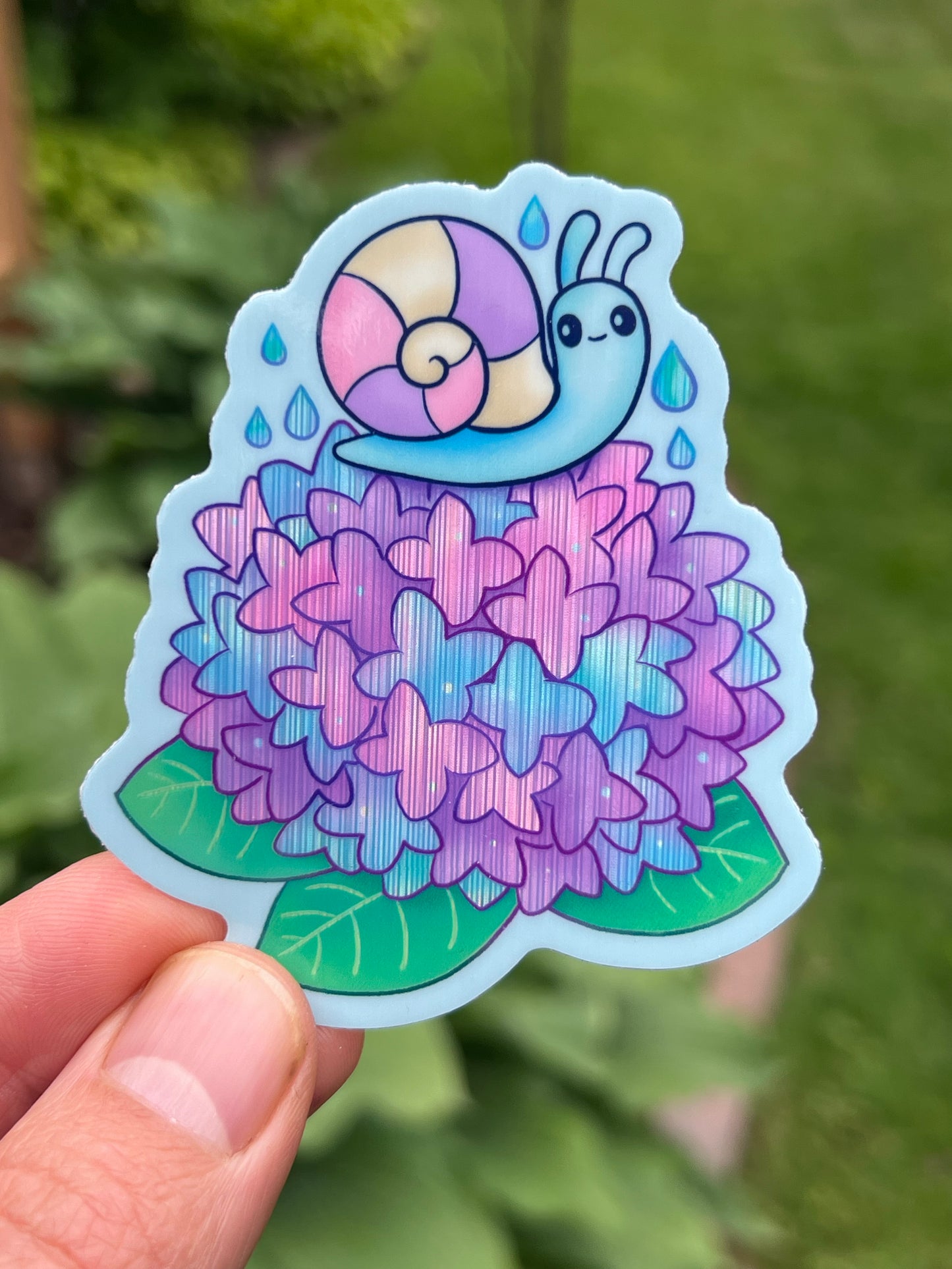 Rainy Snail Sticker