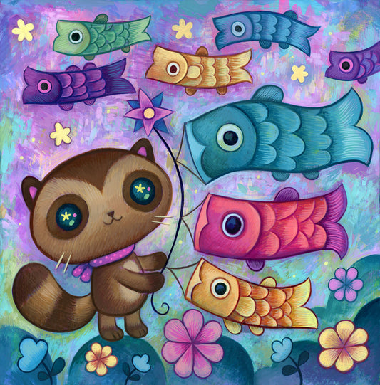 Koinobori - Painting