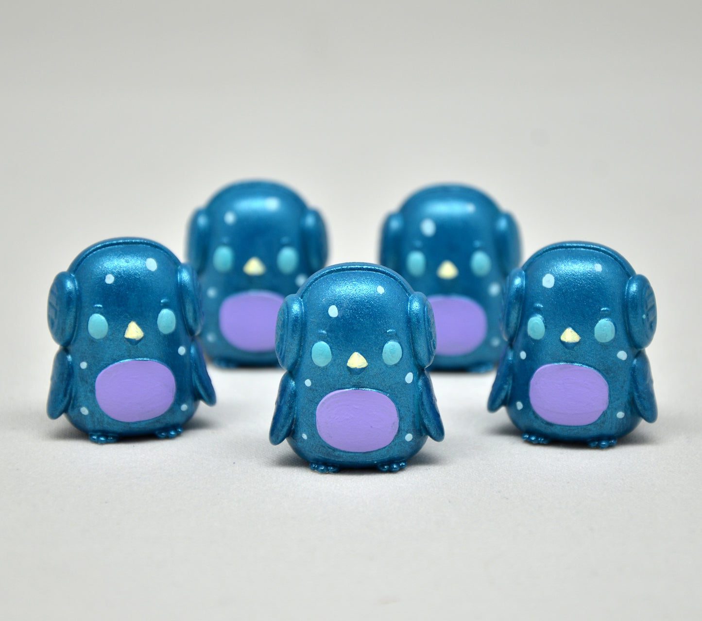 Mini Dj Penguin - SnowFlake Deep Blue