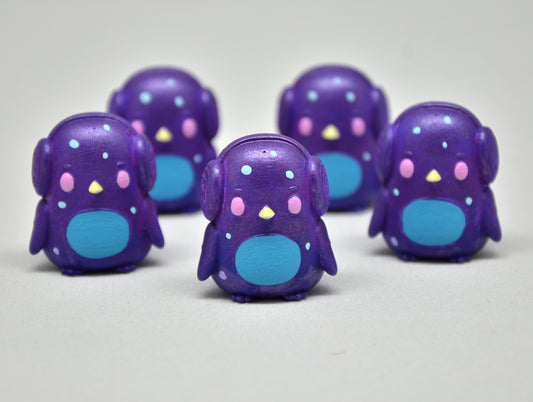 Mini Dj Penguin - SnowFlake Deep Purple