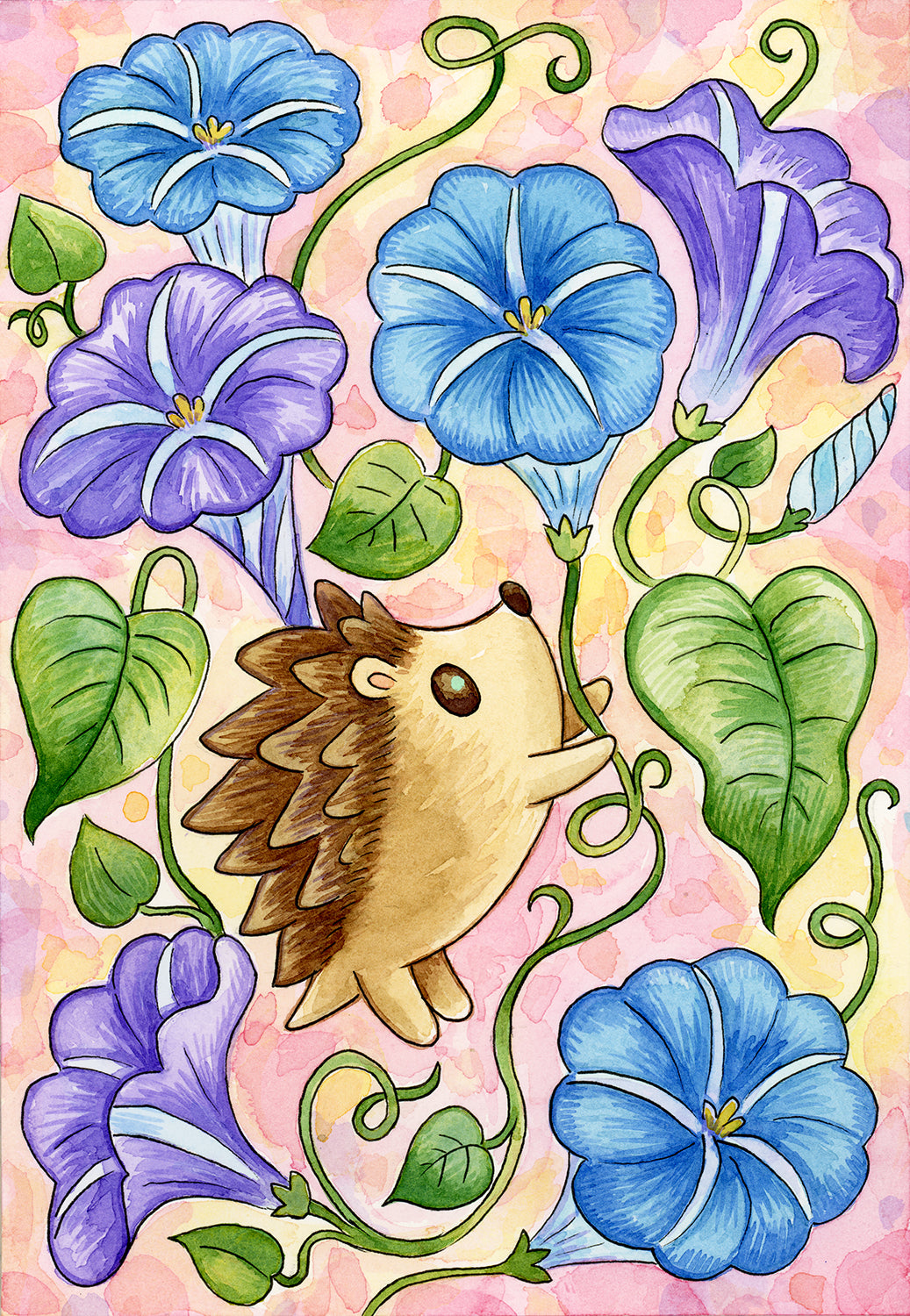 Morning Keeper - Watercolor Painting