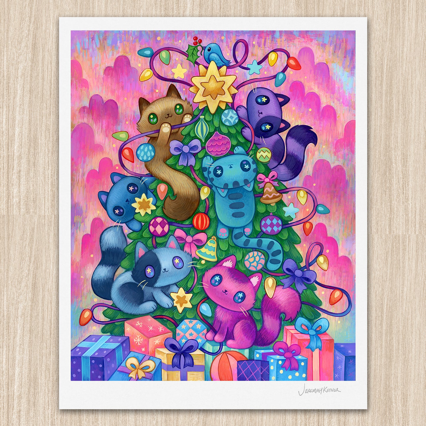 Neko Tree Art Print and Limited Edition