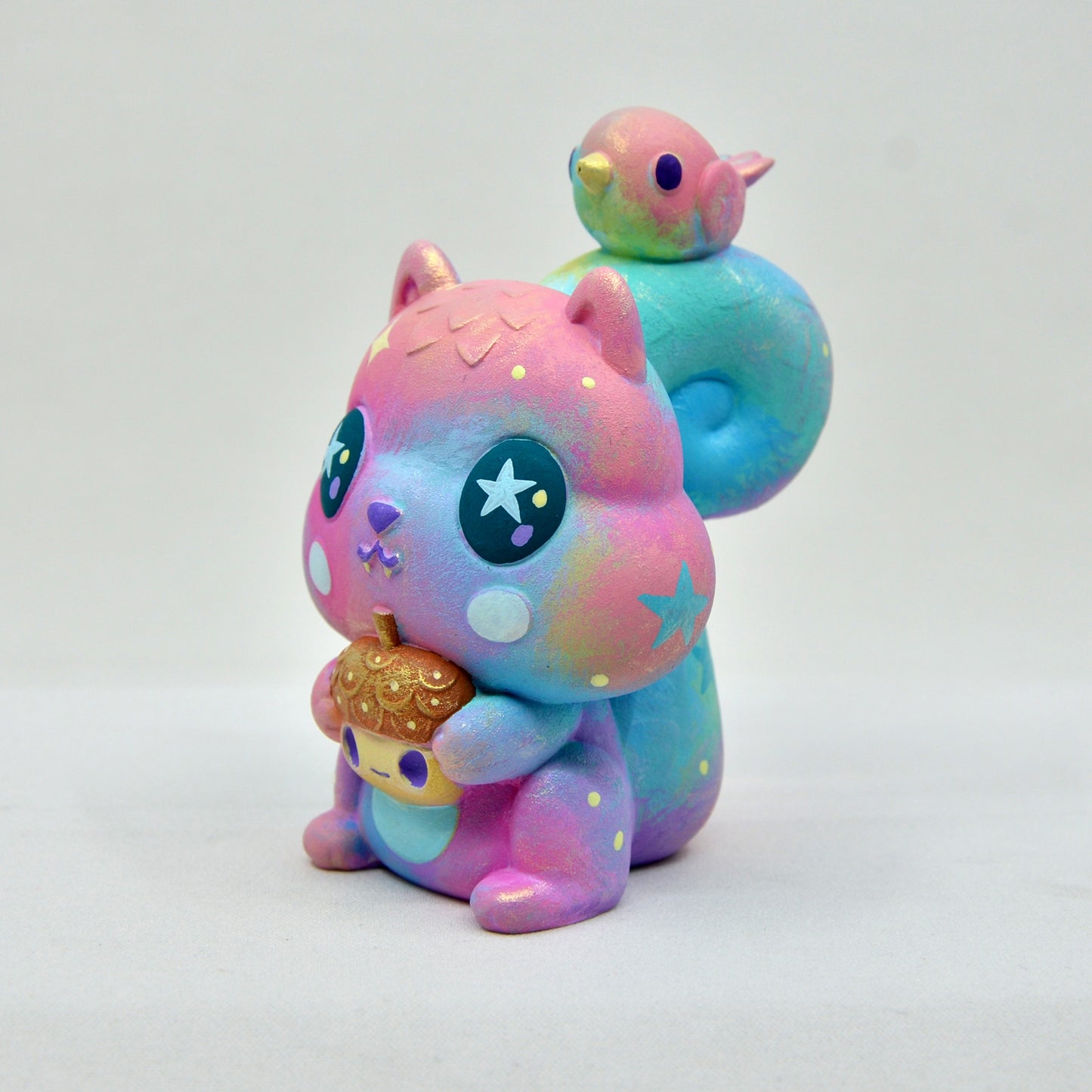 Nuts, Nebula Theme, Hand Painted