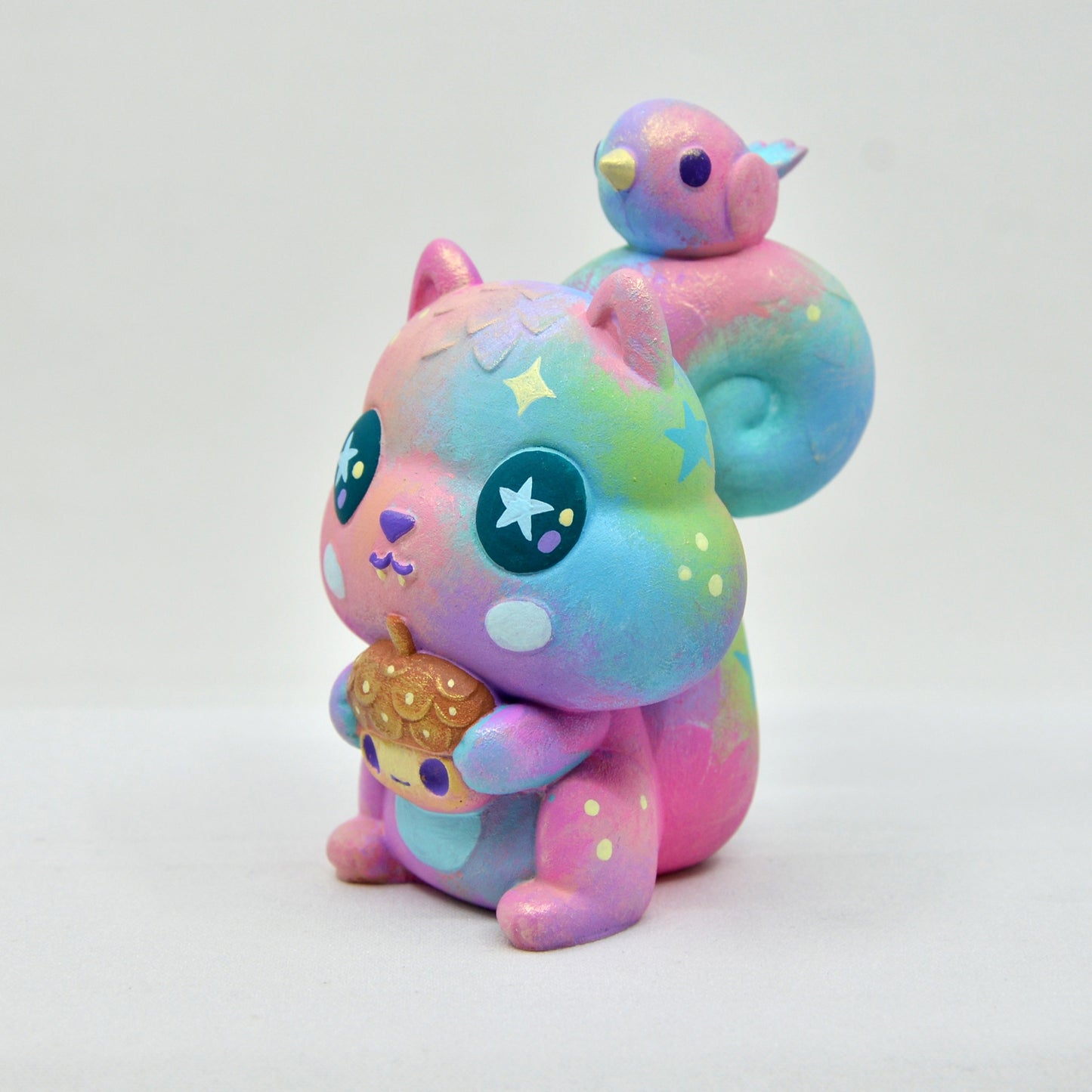 Nuts, Nebula Theme, Hand Painted