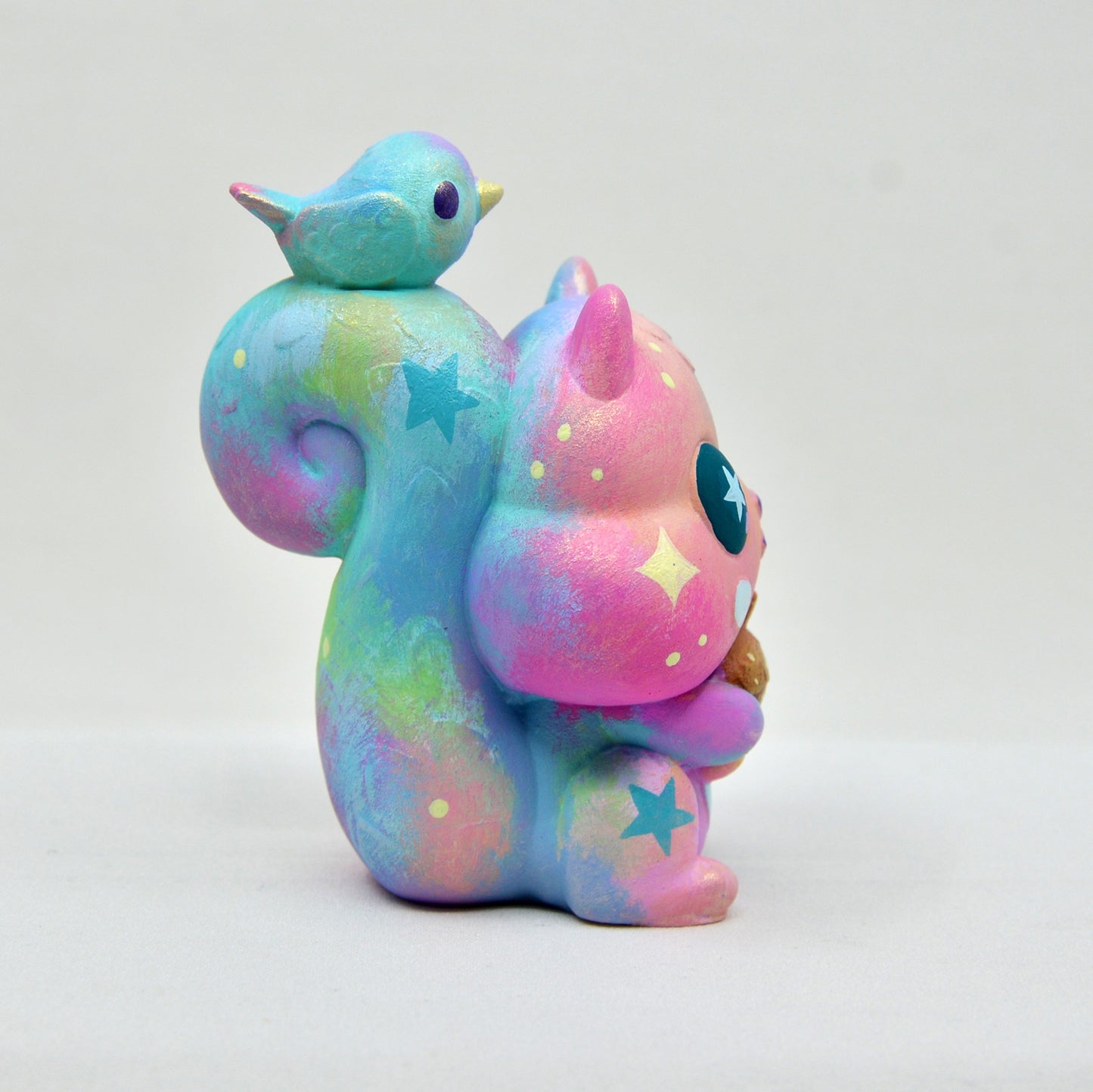 Nuts, Nebula Theme, Hand Painted