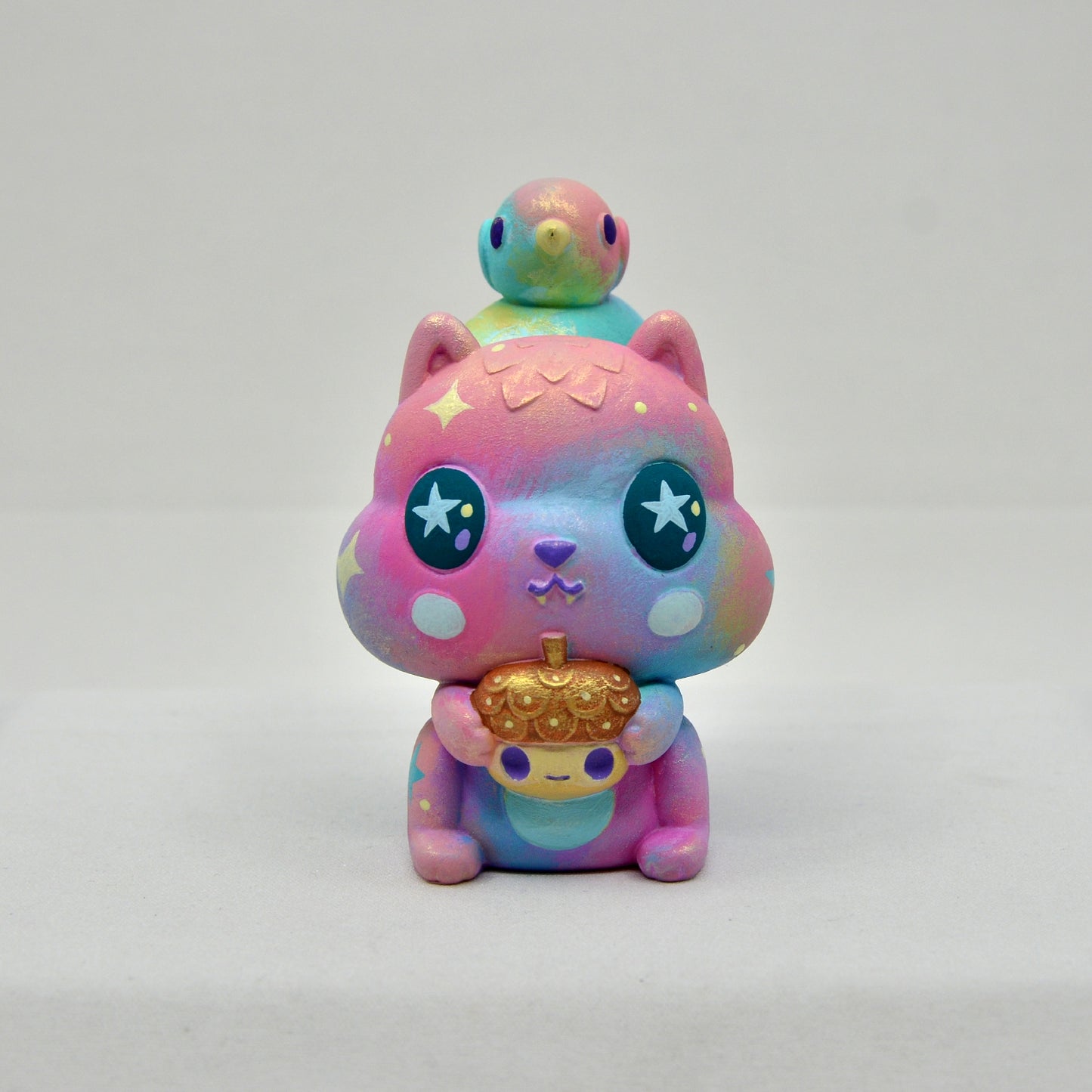 Nuts, Nebula Theme, Hand Painted