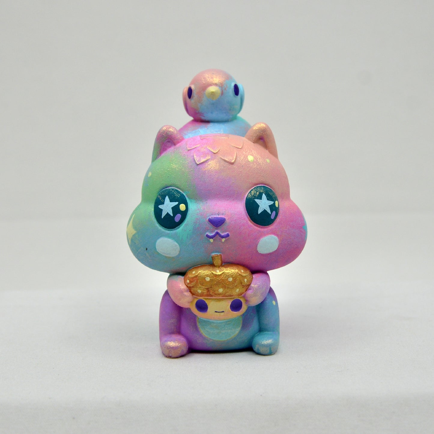 Nuts, Nebula Theme, Hand Painted