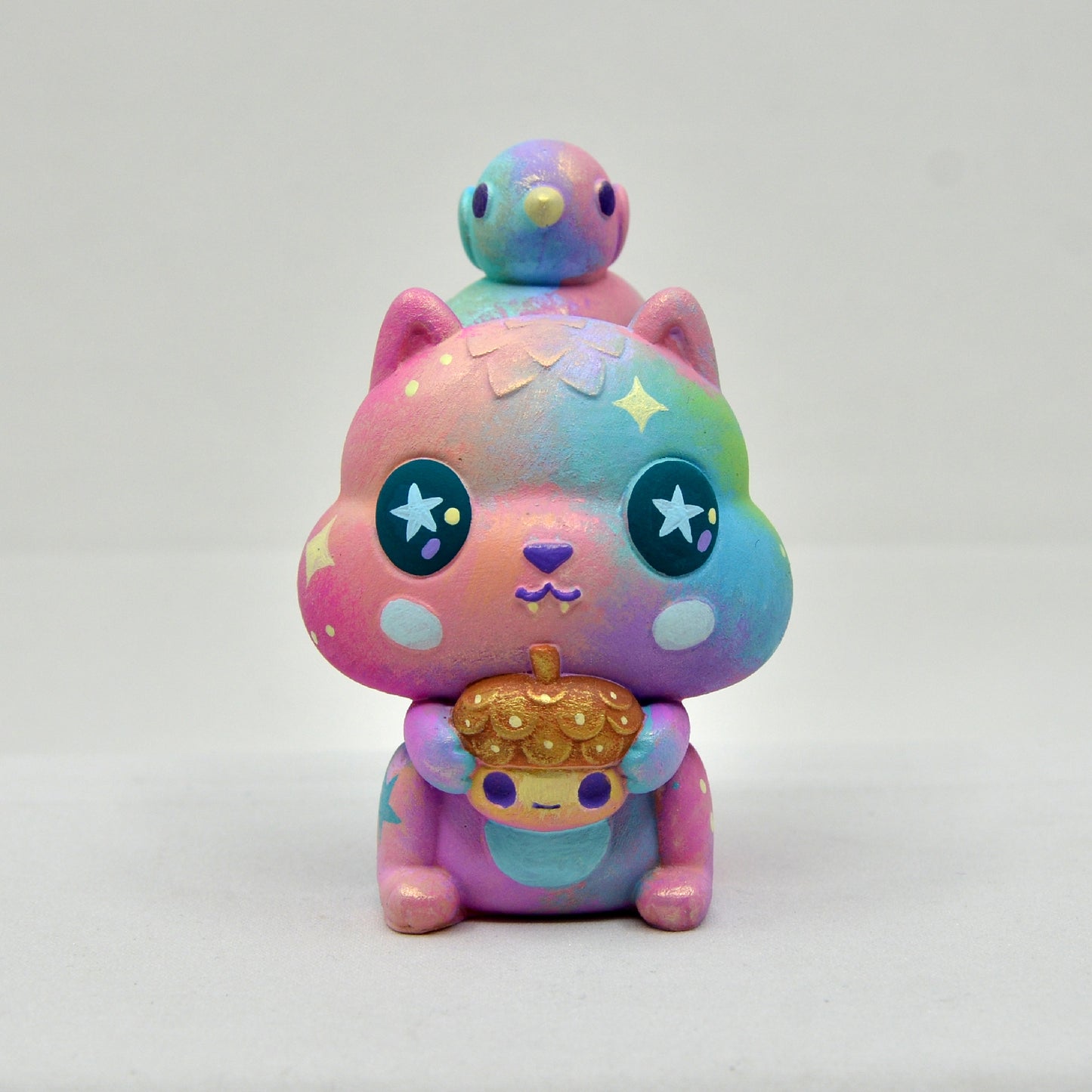 Nuts, Nebula Theme, Hand Painted