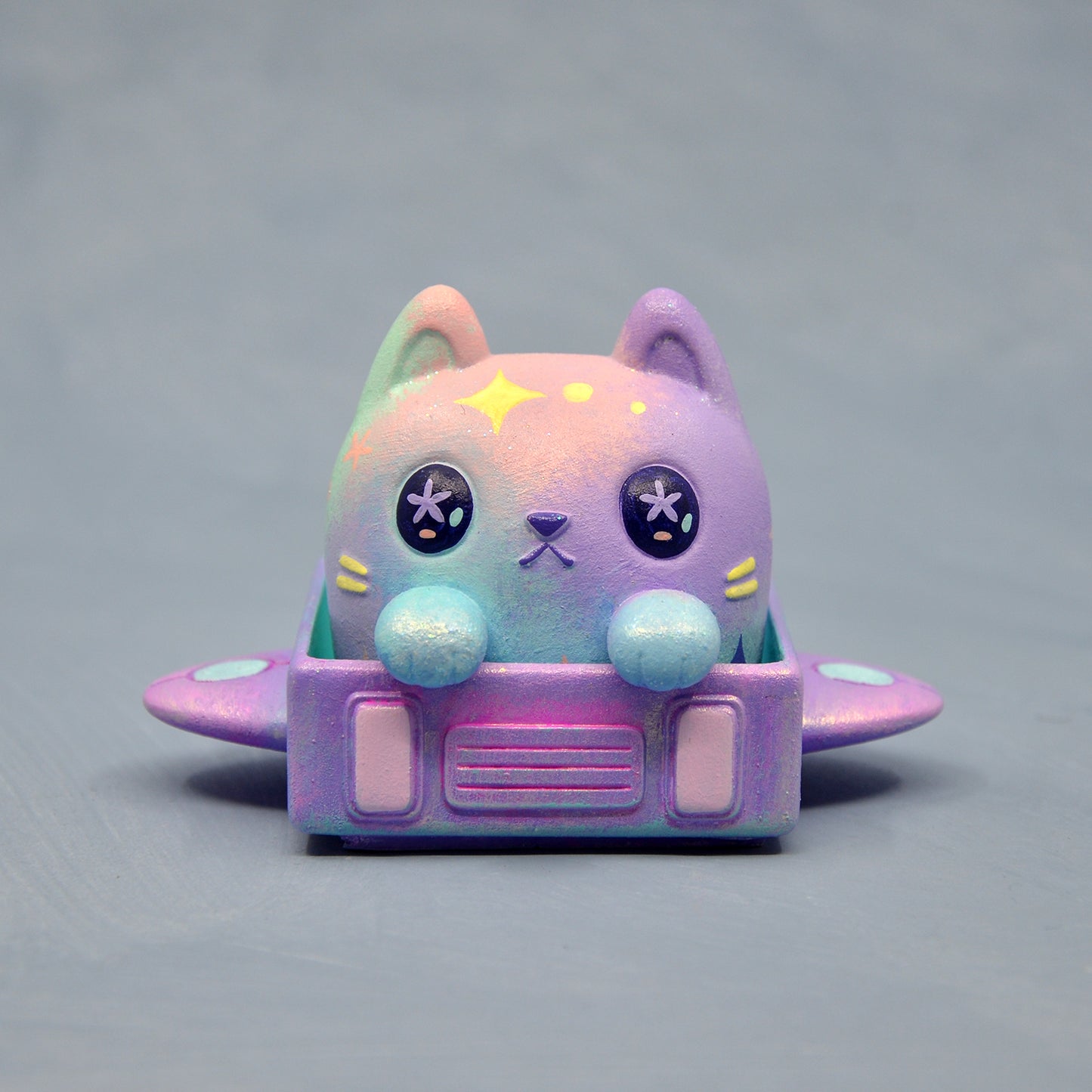 Box Cat - Hand Painted