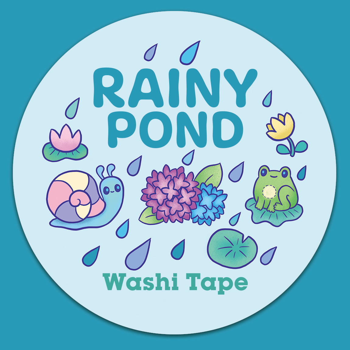 Washi Tape - Rainy Pond