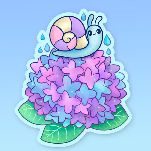 Rainy Snail Sticker