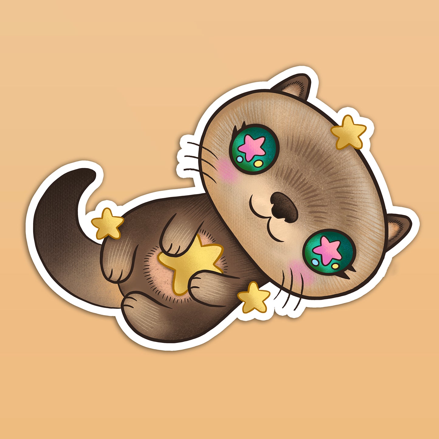 Sea Otter Sticker