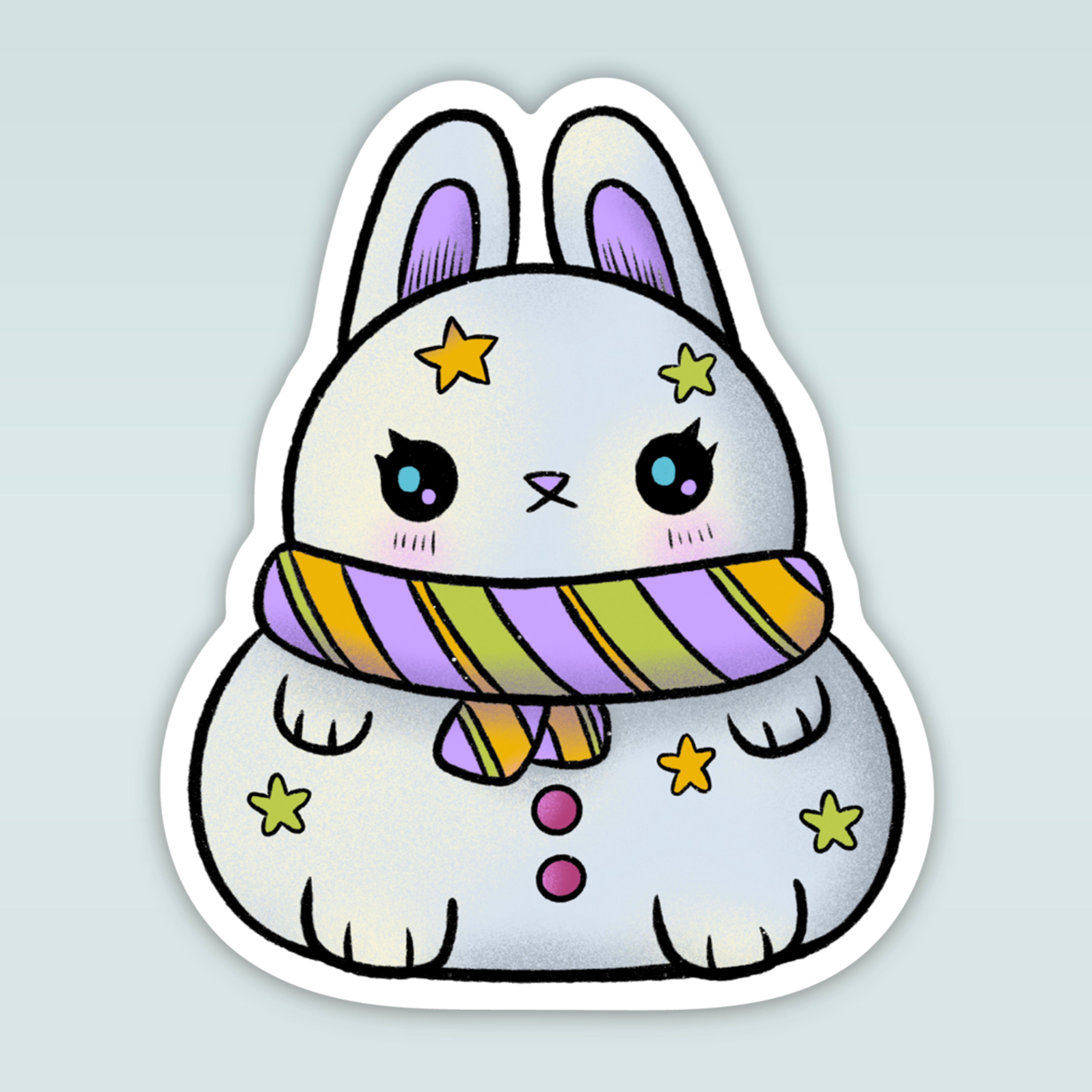 Snow Bunny - Sticker – Jeremiah Ketner Art