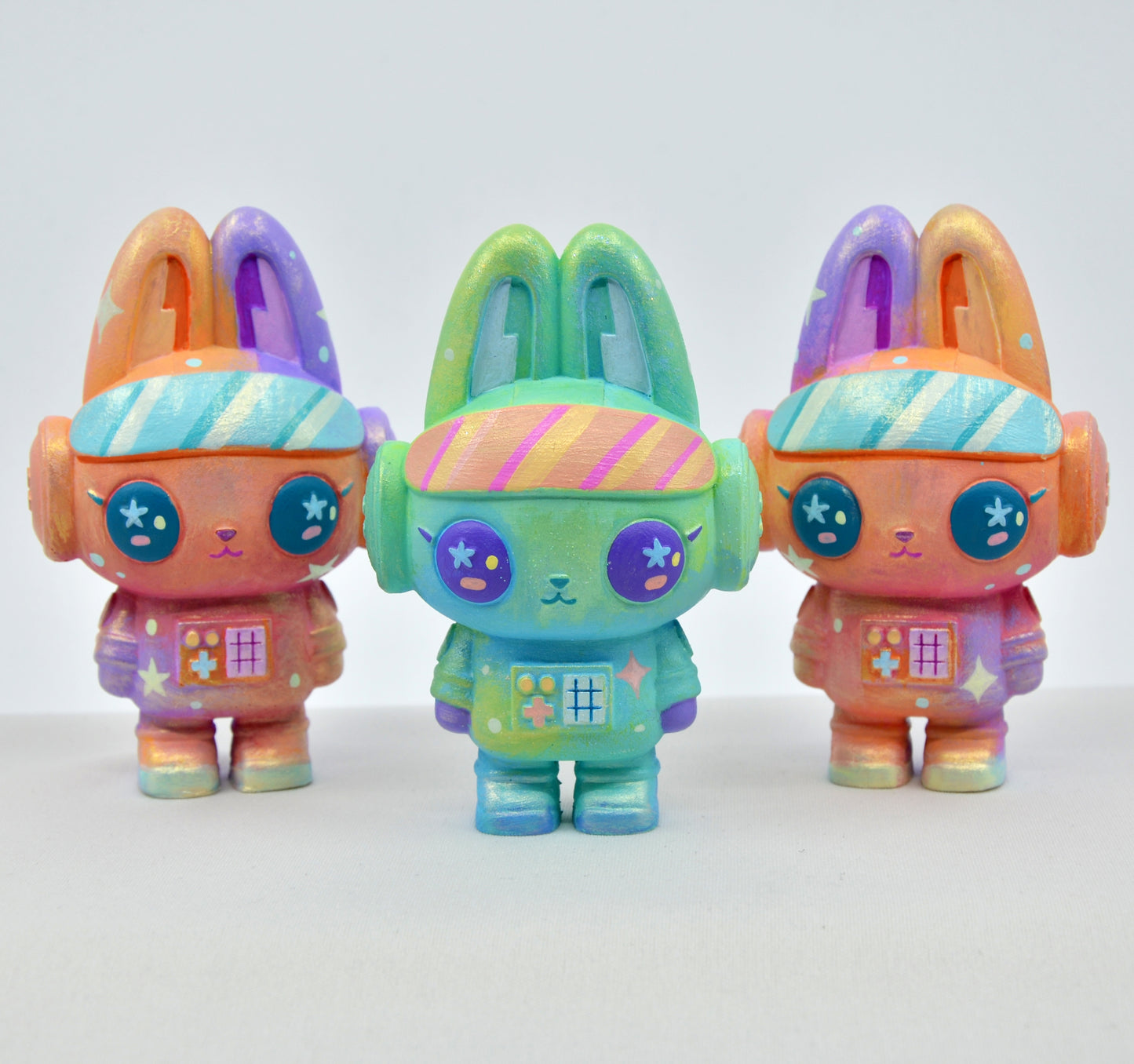 Space Bunny - Hand painted