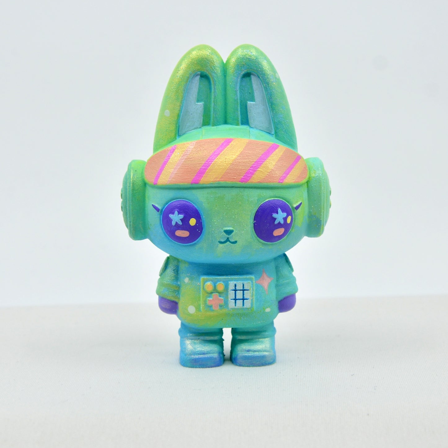Space Bunny - Hand painted