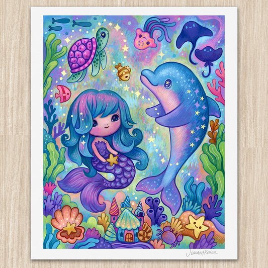 Sparkling Pearls - Art Print