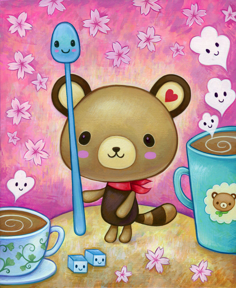 Tenorikuma Cafe - Art Print