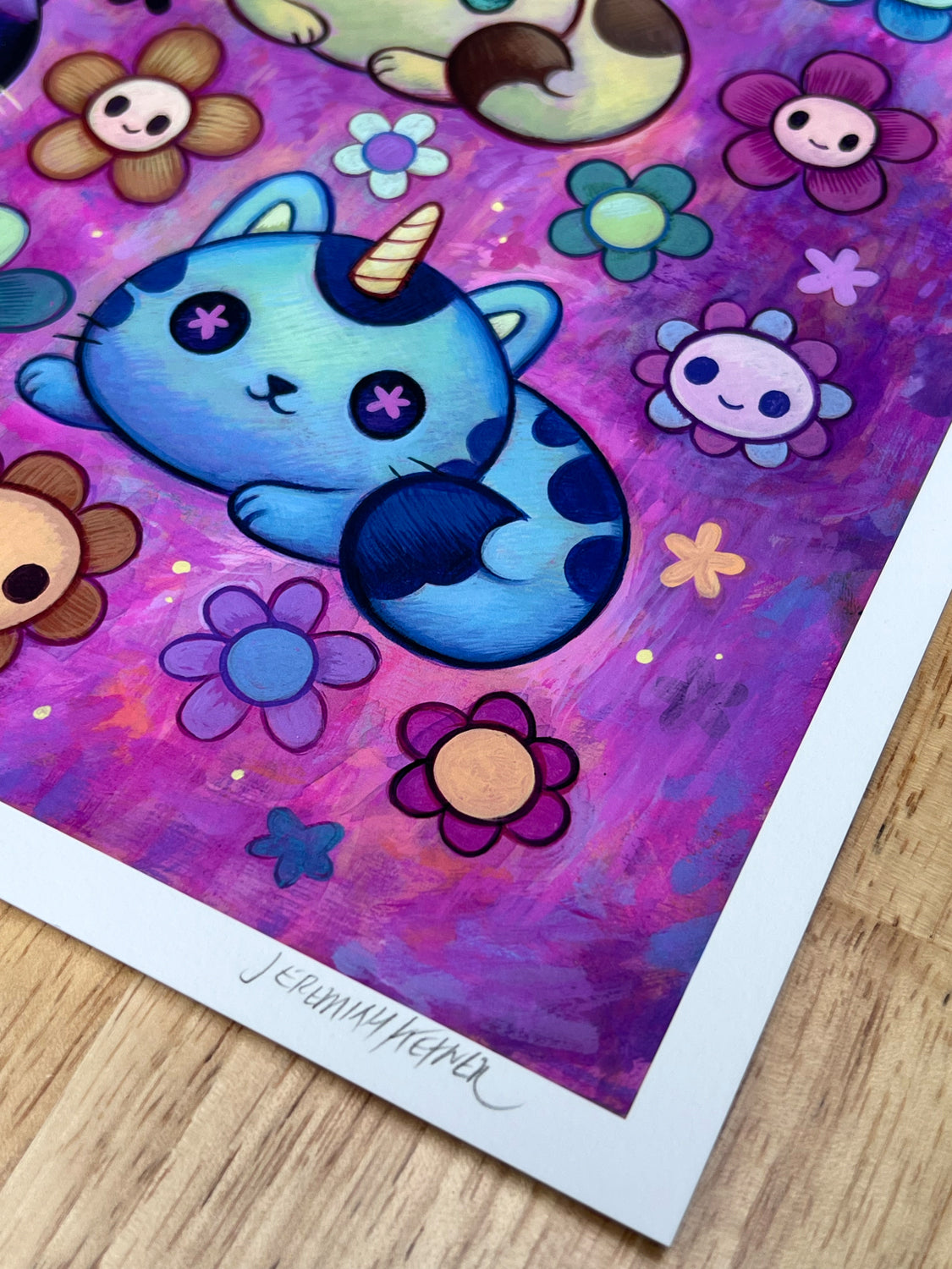 Unicorn Cats - Art Print